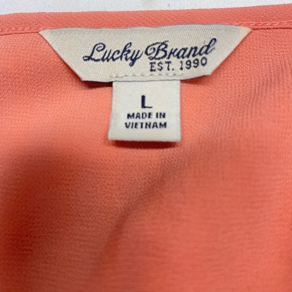 Women’s Lucky Brand Blouse Size Large - Picture 3 of 3